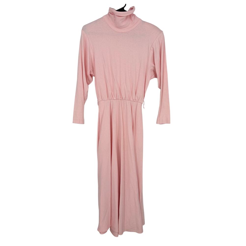 Jessica Howard by Mitchell Rodbell Vintage Mock Neck Long Sleeve Maxi Dress Sz 6